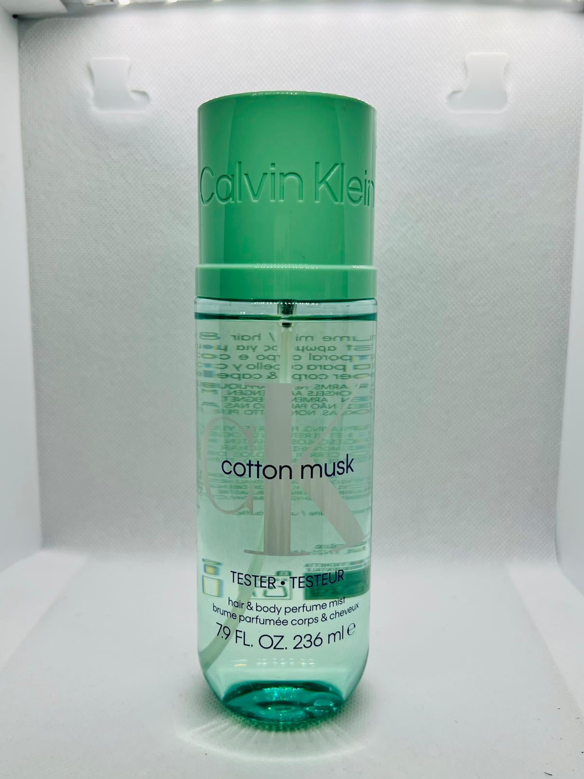 Calvin Klein -cotton musk acqua profumata corpo capelli tester