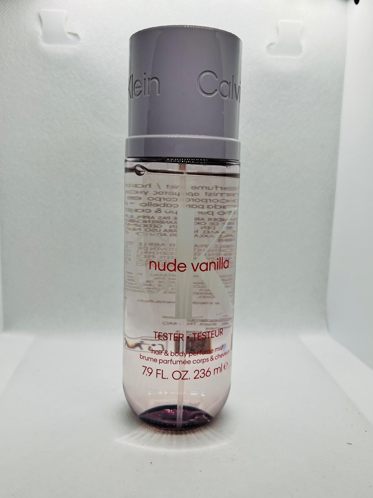 Calvin Klein -nude vanille acqua profumata corpo capelli tester