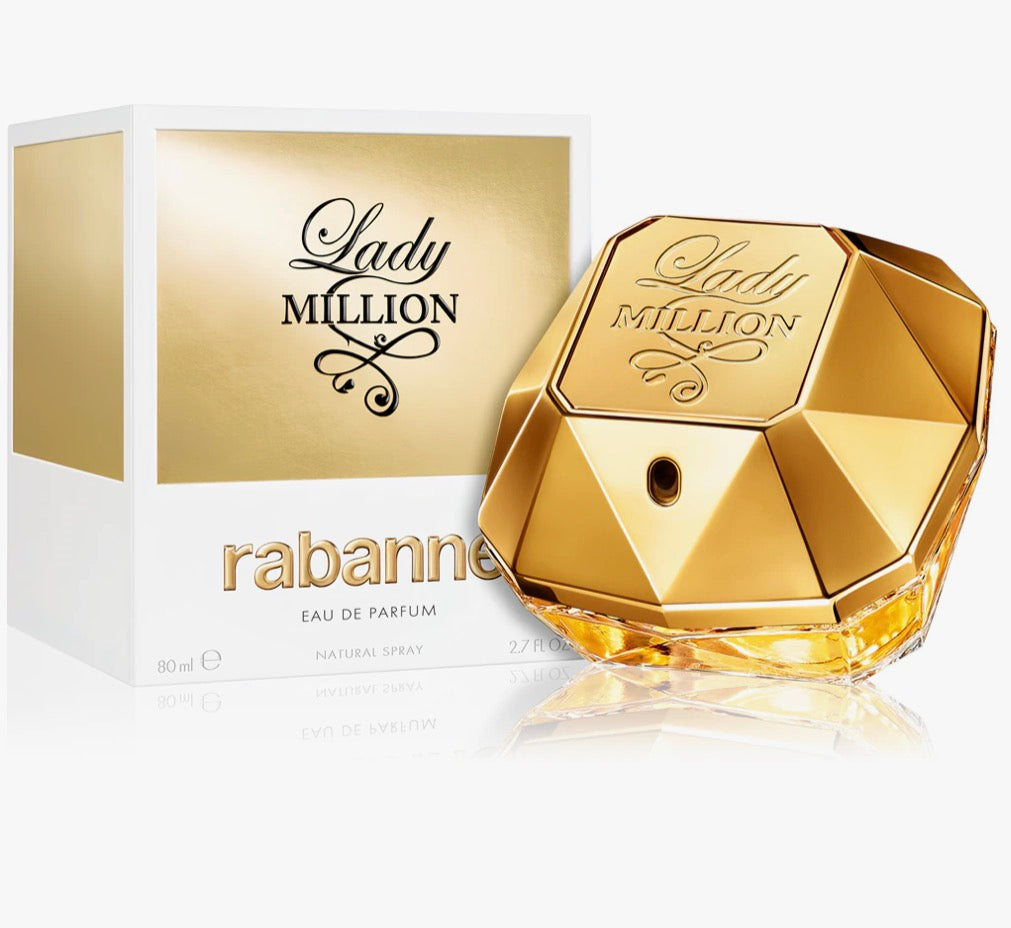 Rabanne:
Lady Million
Eau de Parfum donna 80ml