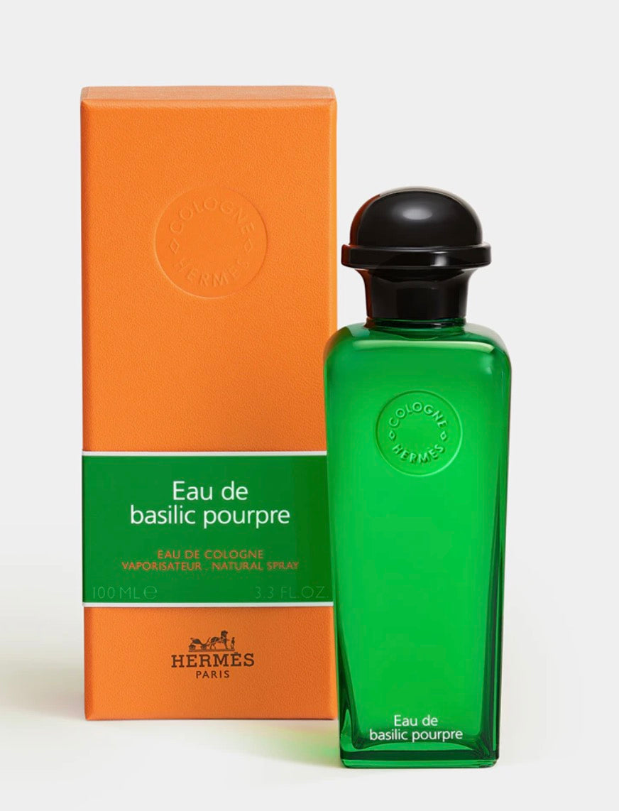 HERMÈS:
Colognes Collection Eau de Basilic Pourpre
acqua di Colonia unisex 100ml