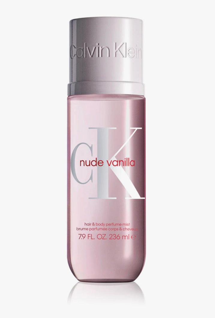 Calvin Klein -nude vanille acqua profumata corpo capelli tester
