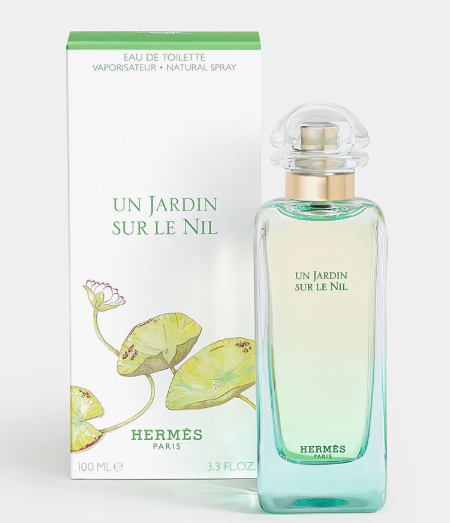 HERMÈS:
Parfums-Jardins Collection Un Jardin sur le Nil-
Eau de Toilette -unisex 100ml