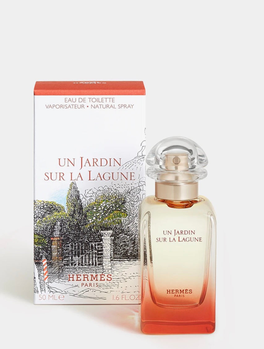 HERMÈS:
Parfums-Jardins Collection Un Jardin Sur La Lagune-
Eau de Toilette -unisex 50ml