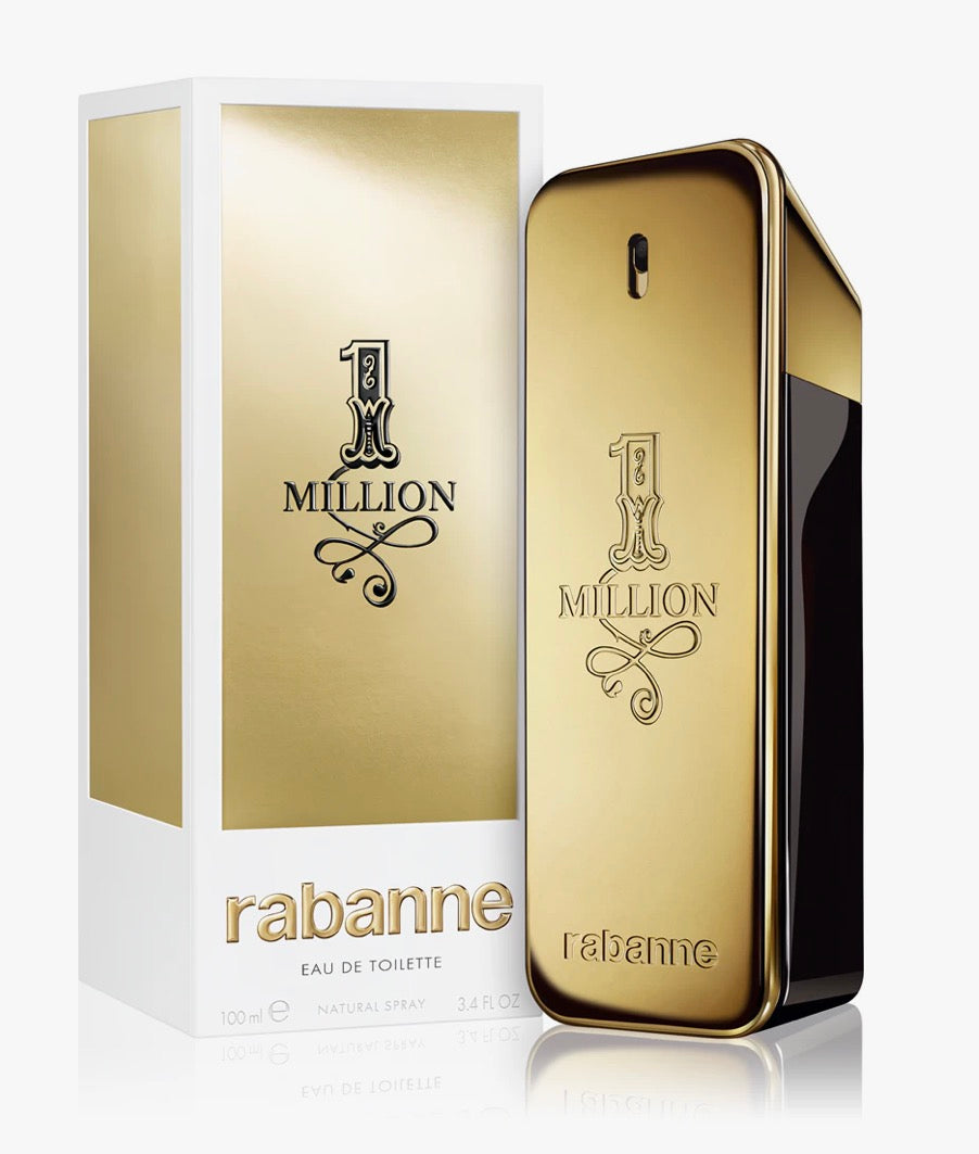 Rabanne
1 Million:
Eau de Toilette uomo 100ml