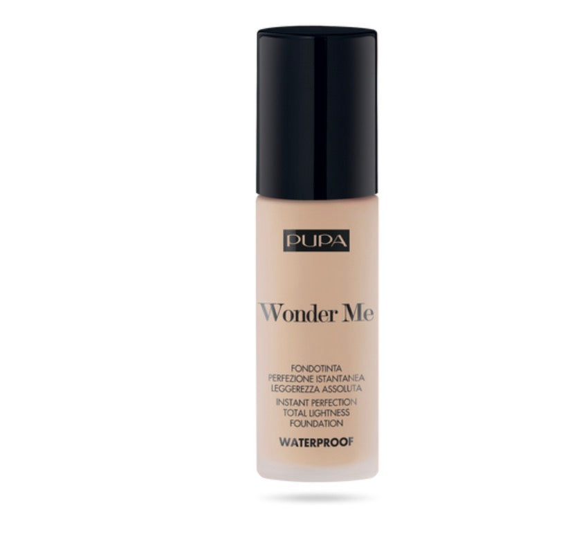 PUPA: Wonder Me Fondotinta Fluido
Fondotinta perfezione istantanea dalla leggerezza assoluta e waterproof-020 light beige warm