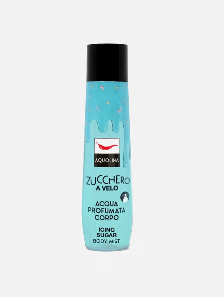 AQUOLINA:ACQUA CORPO PROFUMATA ZUCCHERO A VELO
Spray corpo 150ml
