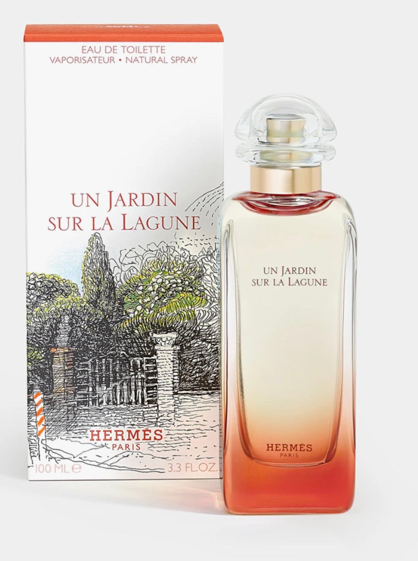 HERMÈS:
Parfums-Jardins Collection Un Jardin Sur La Lagune-
Eau de Toilette -unisex 100ml