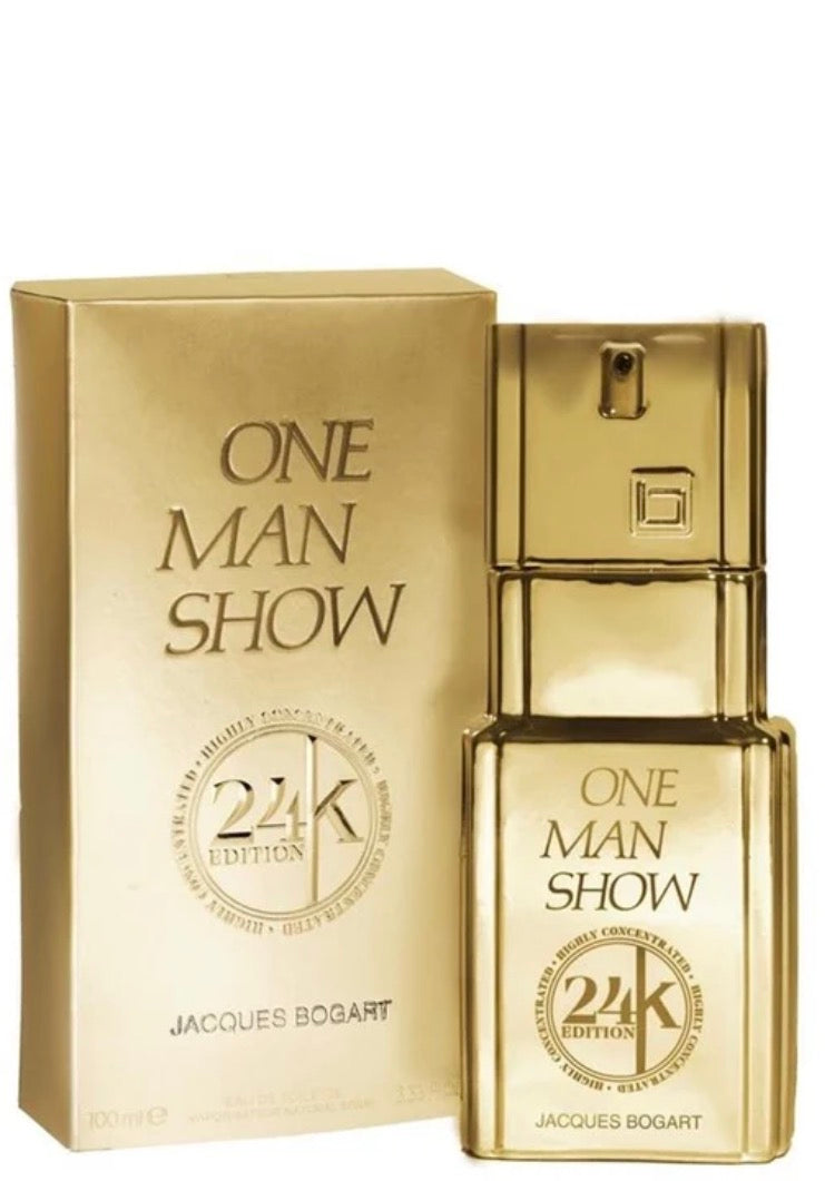 Stock: JACQUES BOGART ONE MAN SHOW 24 K EDITION 100ML EAU DE PARFUM POUR HOMME
