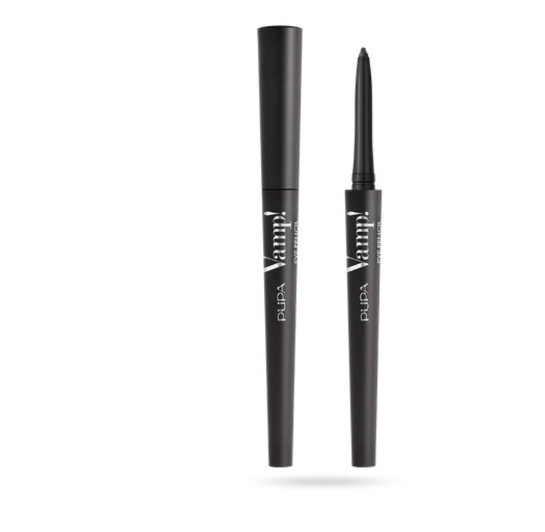 PUPA: Vamp! Eye Pencil-Matita occhi waterproof 2 in 1: eyeliner e kajal -100 nera