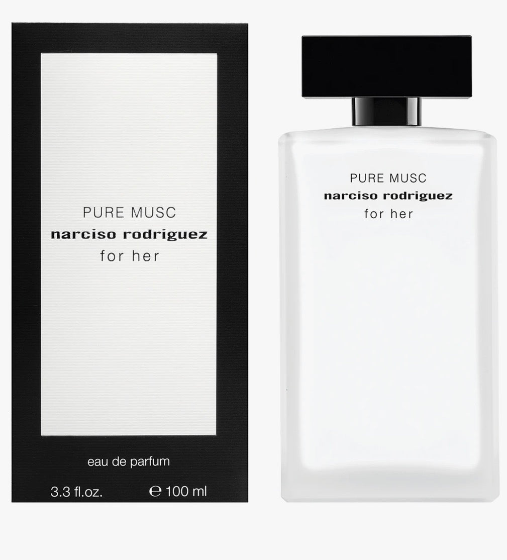 narciso rodriguez
for her PURE MUSC:
Eau de Parfum -donna 100ml