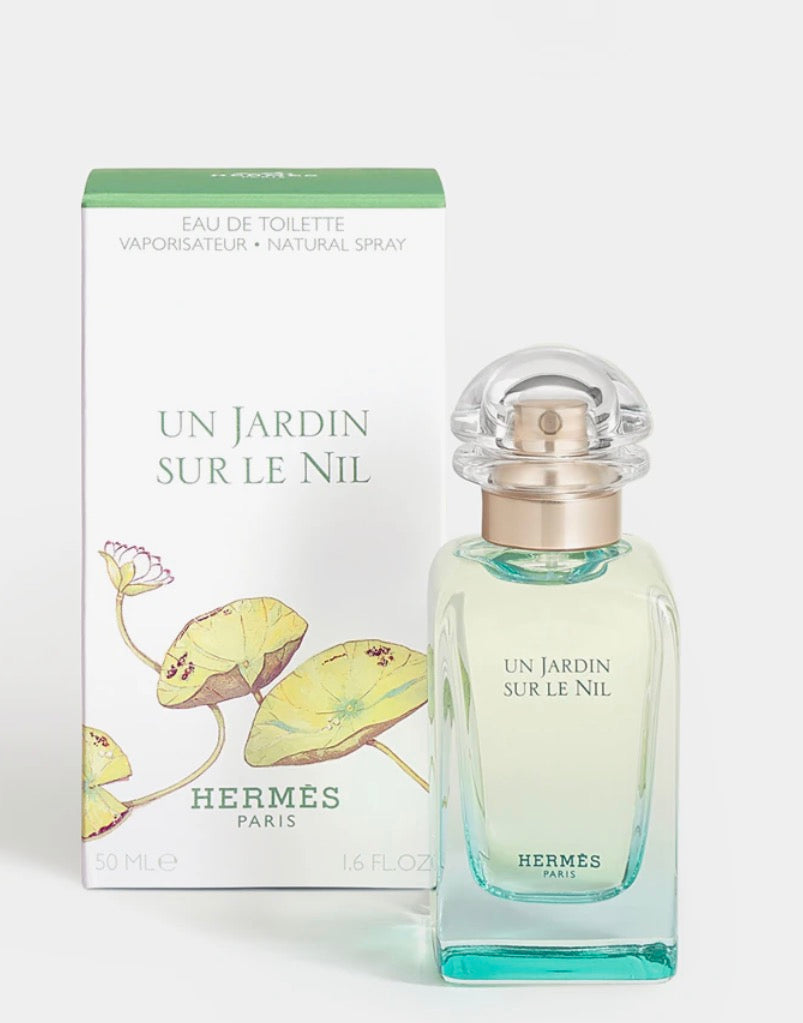 HERMÈS:
Parfums-Jardins Collection Un Jardin sur le Nil-
Eau de Toilette -unisex 50ml