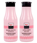 AQUOLINA :coppia BAGNO  e LATTE CORPO FRAGOLINA DI BOSCO 250 ML