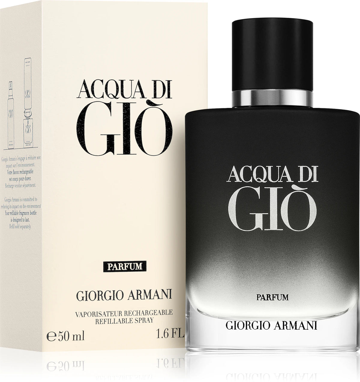 Armani .Acqua di Giò Parfum profumo ricaricabile - uomo 50 ml